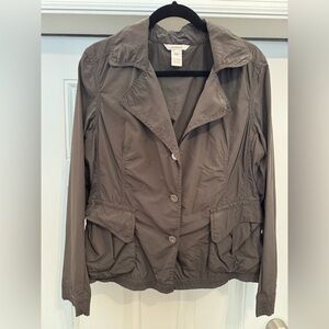 Sundance Women's Brown Casual Utility Jacket, Sz Large
